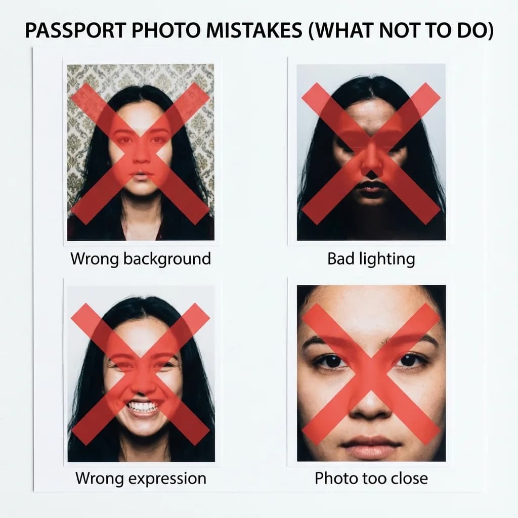 Common passport photo mistakes to avoid